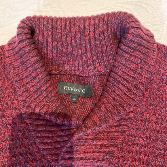 Mens Shawl collar seester - Picture 2 of 2